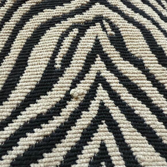 Chico’s Design Zebra Print Vest 100% Cotton Women’s Size 2 / L 12 Vintage - Picture 11 of 11